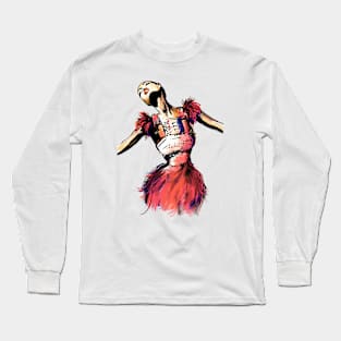 Dreaming Ballet Dancer Long Sleeve T-Shirt